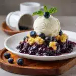 4 Ingredient Blueberry Cobbler Recipe