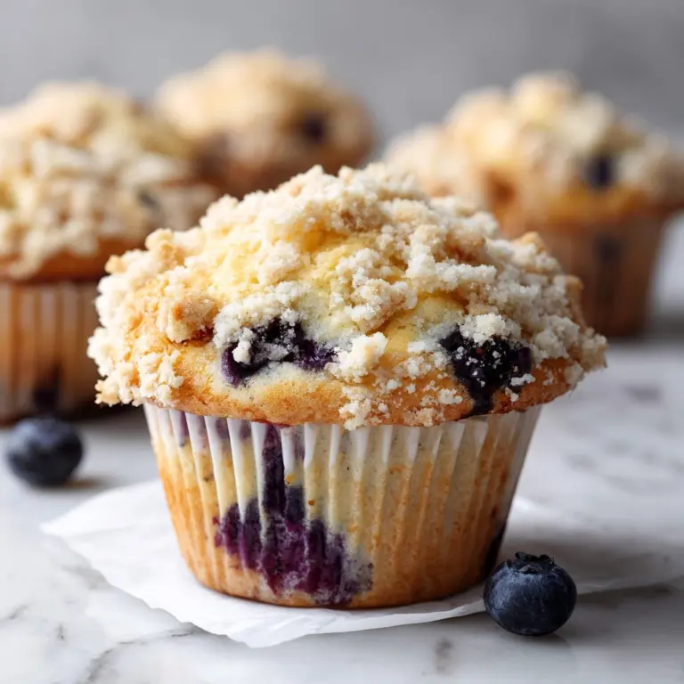 Ultimate Moist & Flavourful Blueberry Muffins Recipe