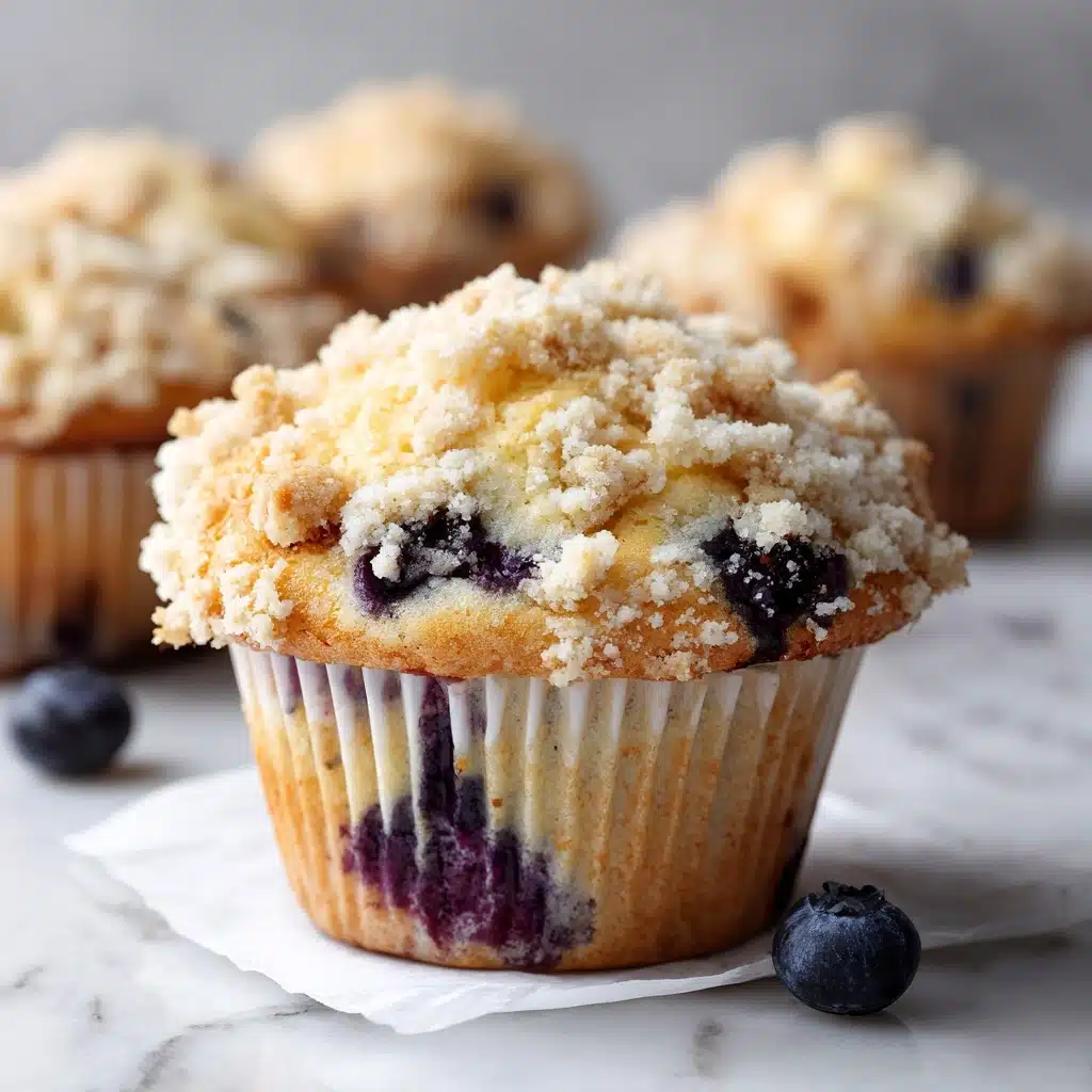 Ultimate Moist & Flavourful Blueberry Muffins Recipe - Recipe Image