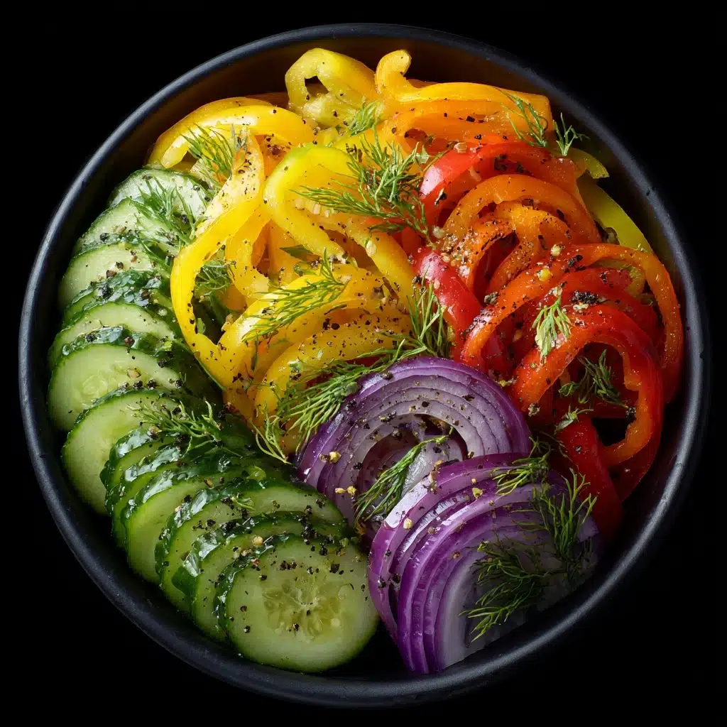 Cucumber Sweet Pepper Salad Recipe - Recipe Image