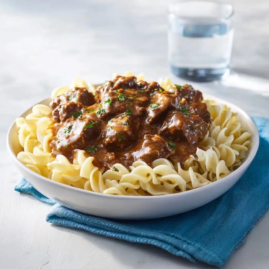 Slow Cooker Beef Stroganoff Recipe