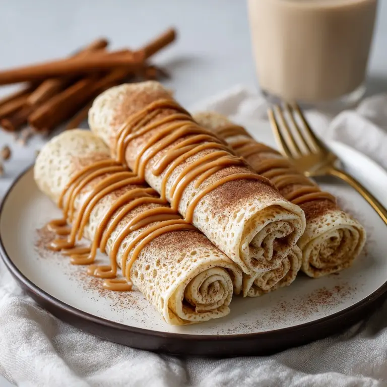 Cinnamon Roll Protein Crepes Recipe