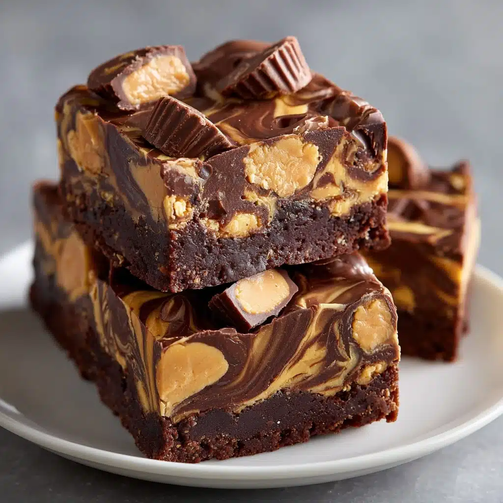 Reese’s Chocolate Peanut Butter Cup Earthquake Cake Recipe - Recipe Image