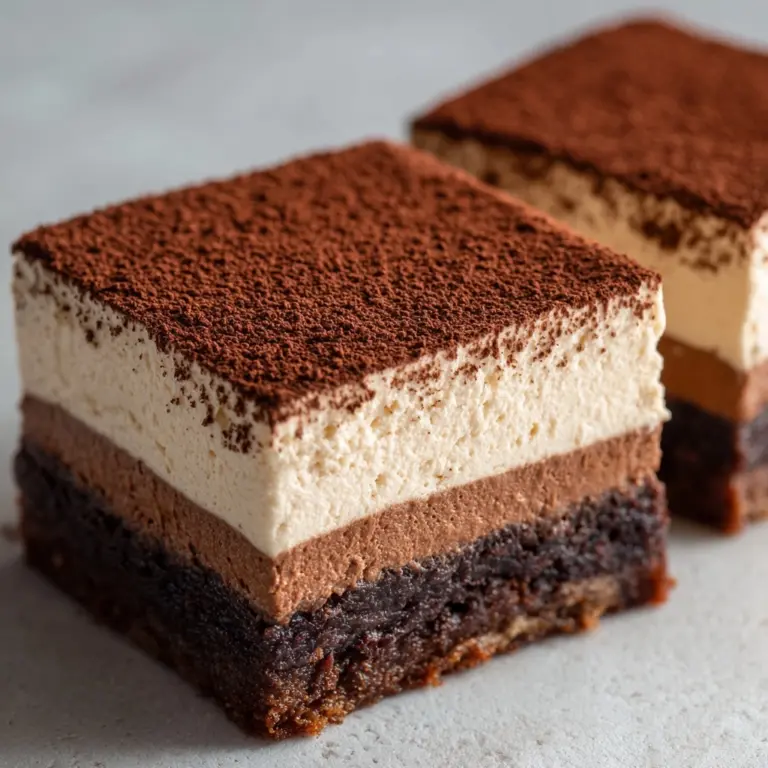 Tiramisu Brownies Recipe