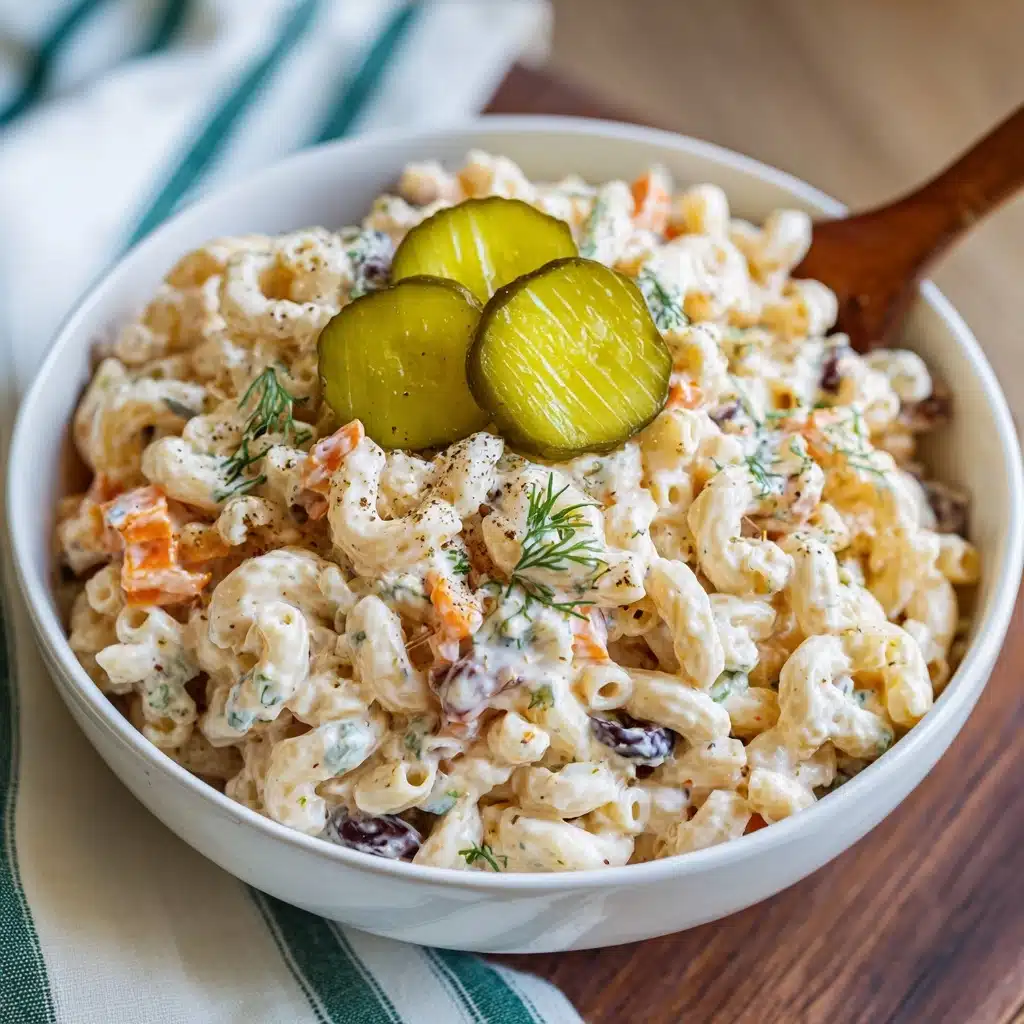 Pasta Salad with Dill Pickles Recipe