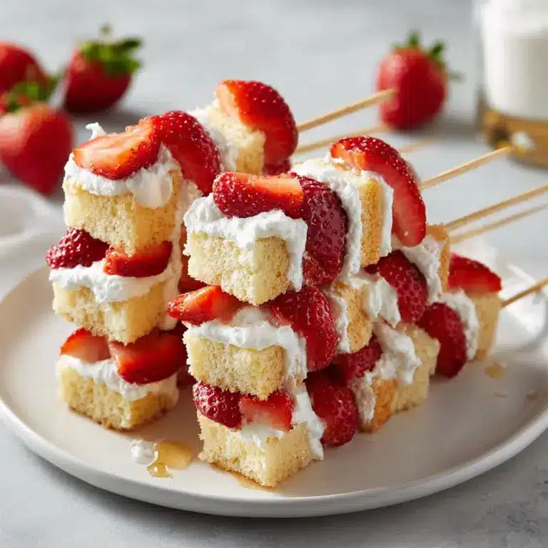 Strawberry Shortcake Kabobs - 2 Ways Recipe