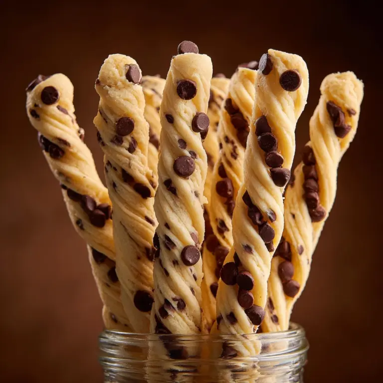 Chocolate Chip Cookie Dough Twists Recipe