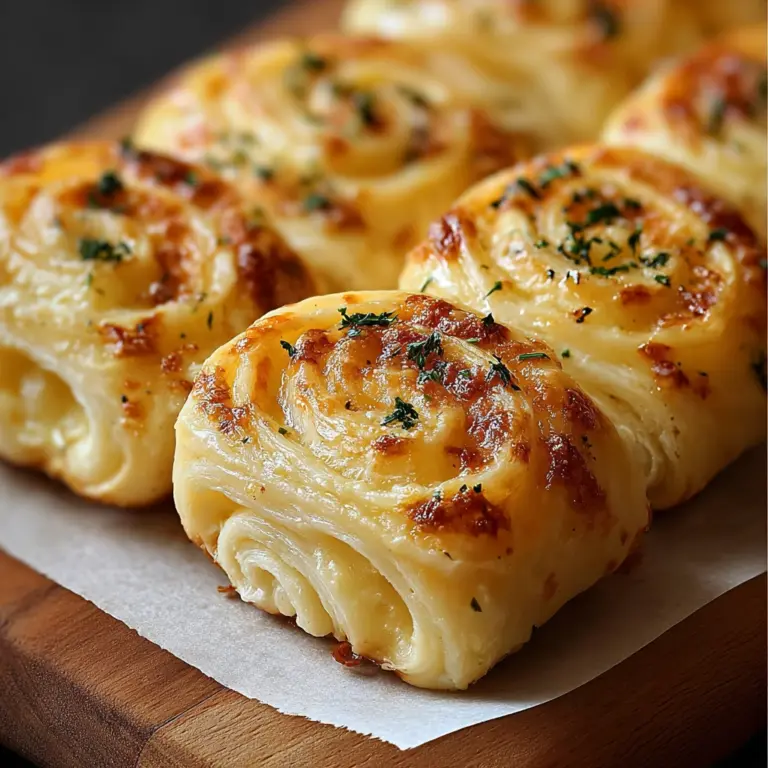 Cheesy Garlic Butter Rollups Recipe