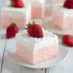 3 Ingredient No Bake Strawberry Cloud Cake Recipe