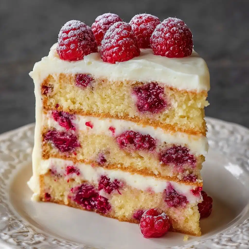 Lemon Raspberry Cake Recipe - Recipe Image