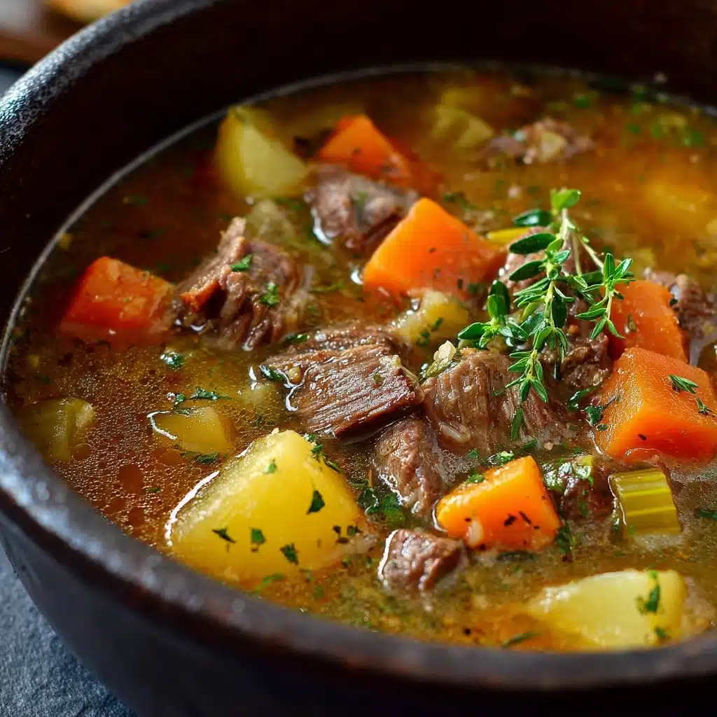 Hearty Vegetable Beef Soup Recipe