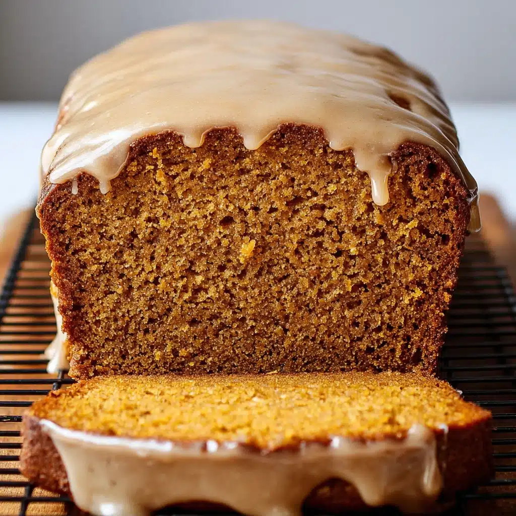 Healthy Pumpkin Bread with Maple Glaze Recipe - Recipe Image