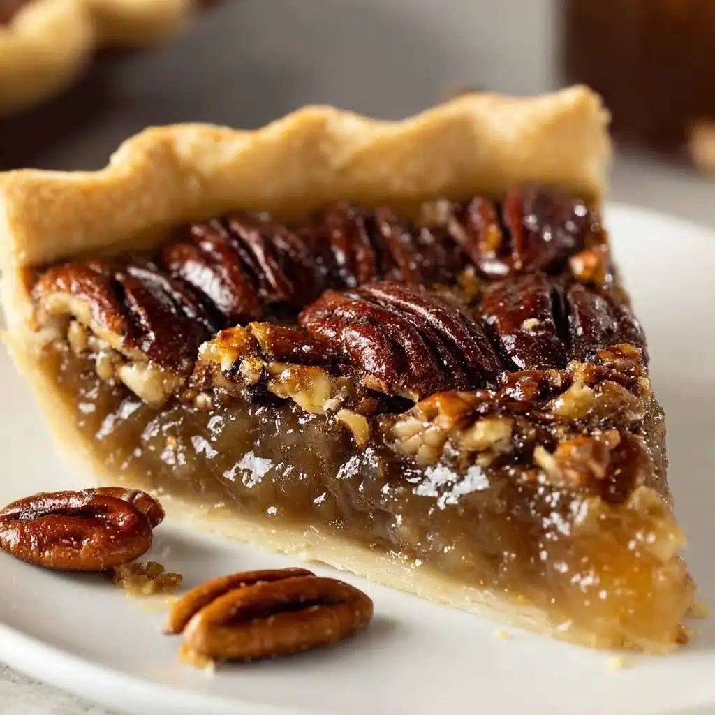 Pecan Pie with No Corn Syrup Recipe - Recipe Image