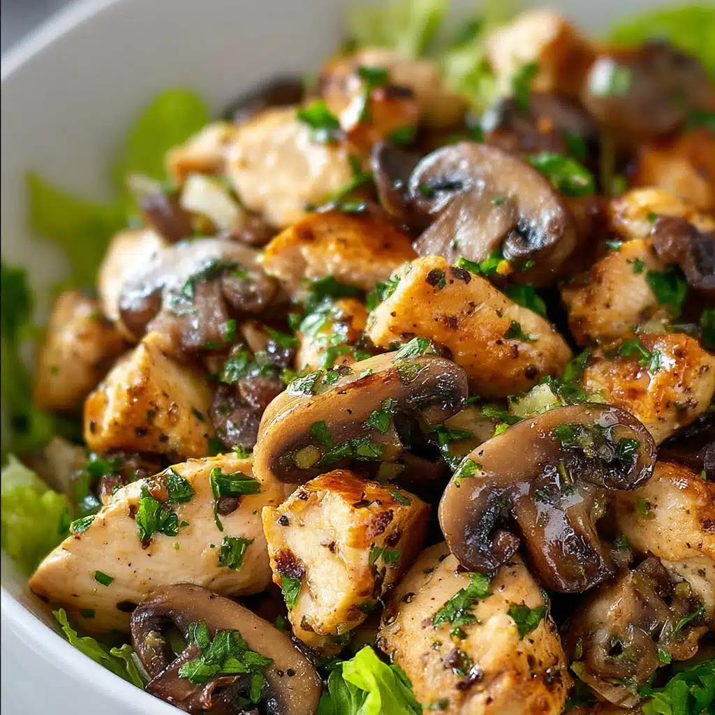 Chicken and Mushroom Wedding Salad Recipe - Recipe Image