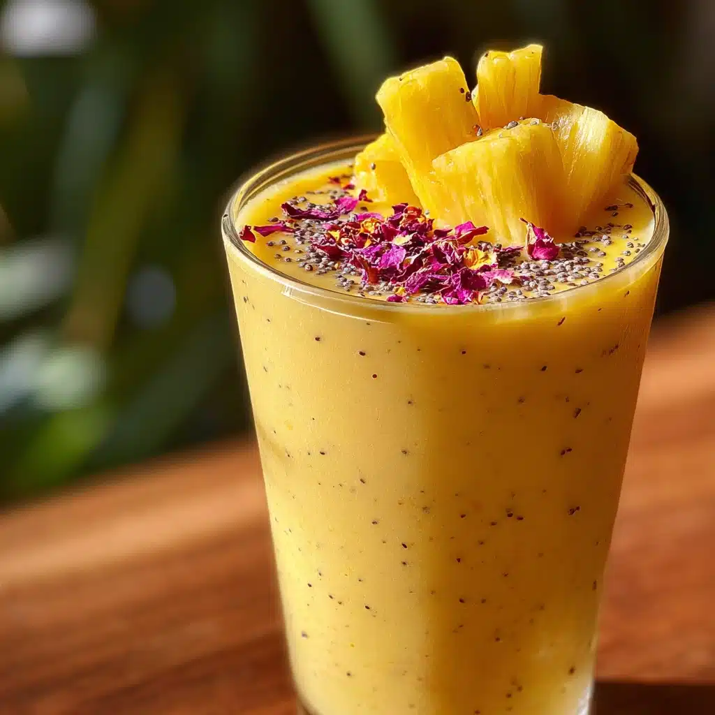 Tropical Mango Pineapple Smoothie Recipe - Recipe Image