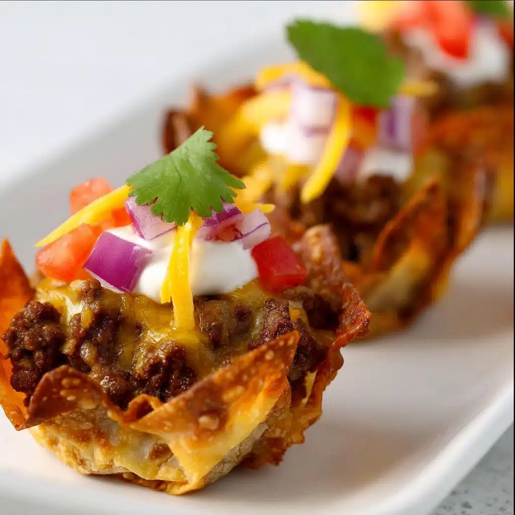 Taco Cupcakes Recipe - Recipe Image
