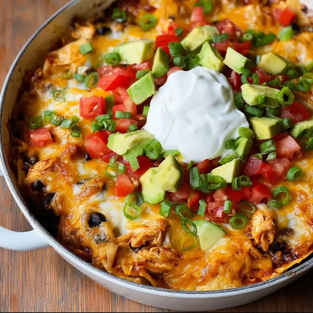 Chicken Black Bean Enchilada Skillet Recipe