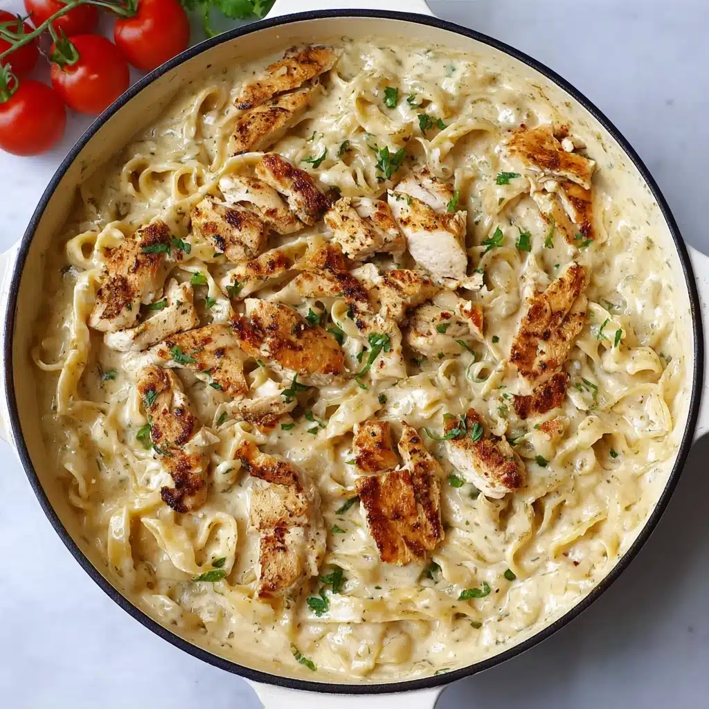 Chicken Garlic Parmesan Pasta Recipe - Recipe Image