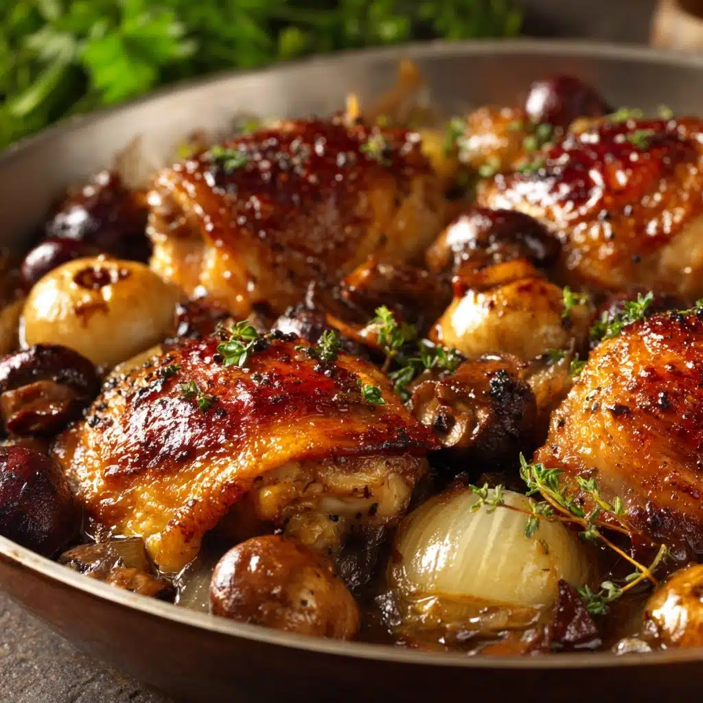 Black Pepper Chicken with Mushrooms Recipe - Recipe Image