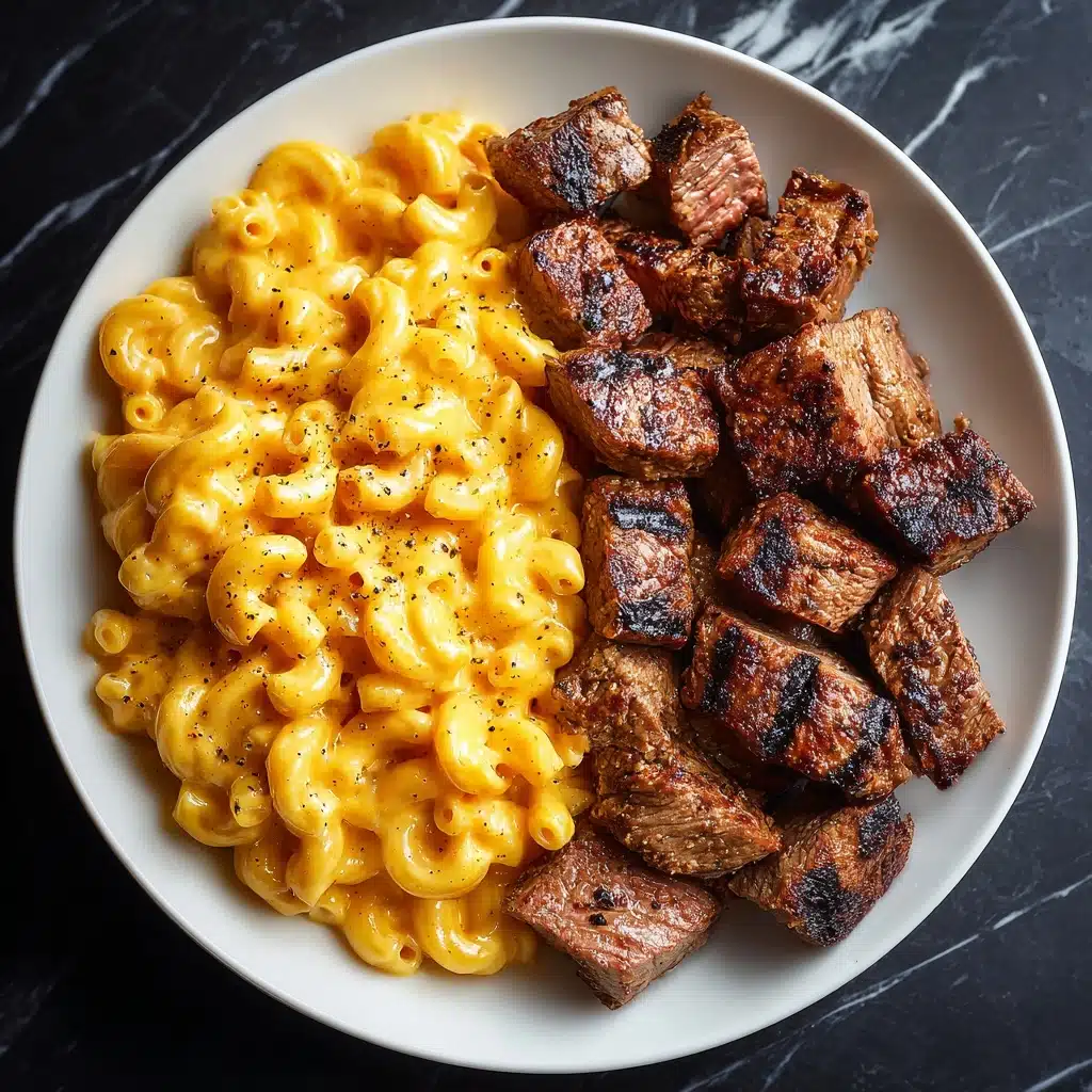 Cajun Steak Cheesy Rigatoni Parmesan Recipe - Recipe Image