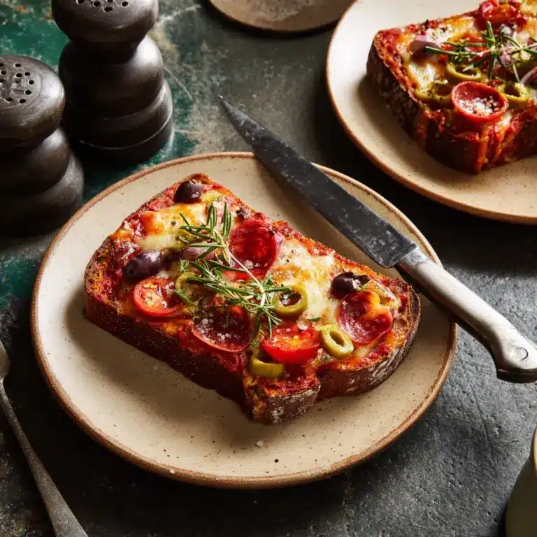Air Fryer Pizza Toast Recipe
