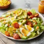 End of Summer Cobb Salad with Creamy Carrot-Kimchi Dressing Recipe