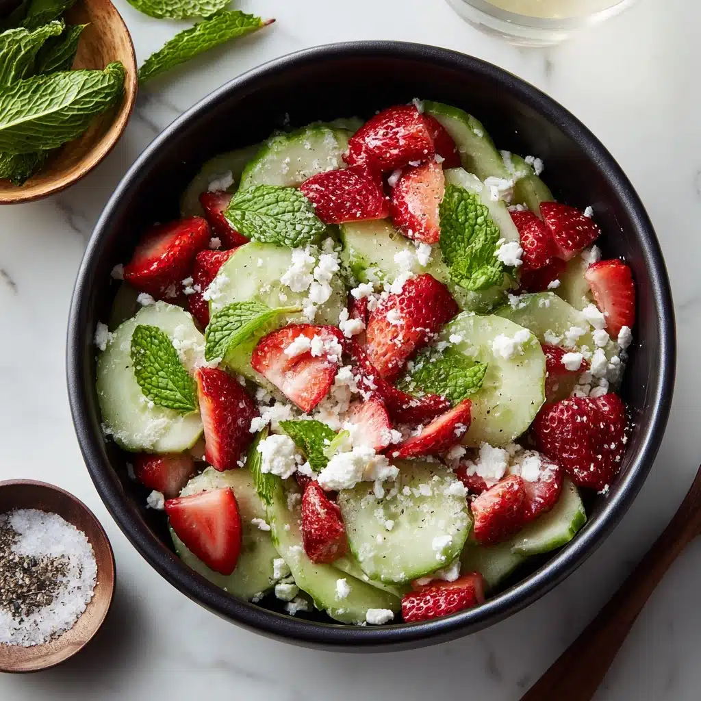 This Cucumber Strawberry Salad Recipe