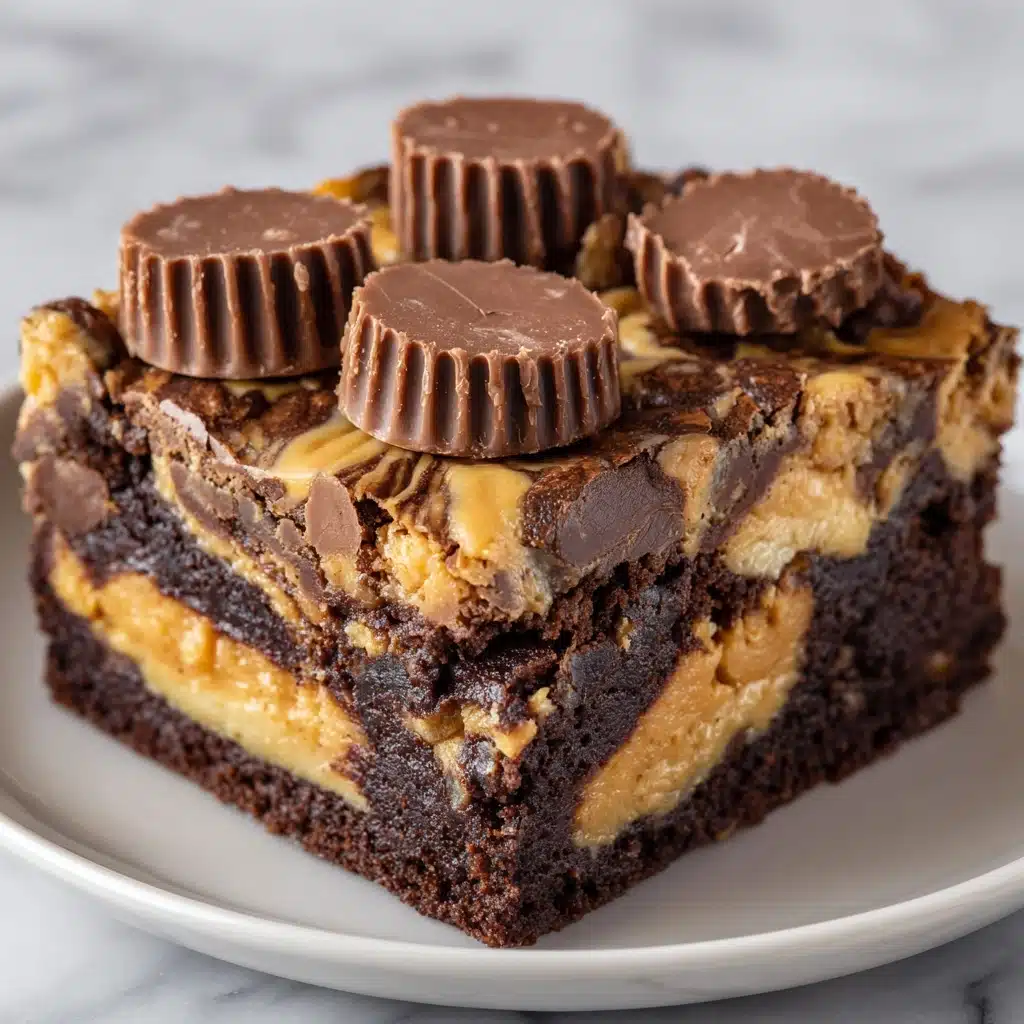 Reese’s Chocolate Peanut Butter Cup Earthquake Cake Recipe