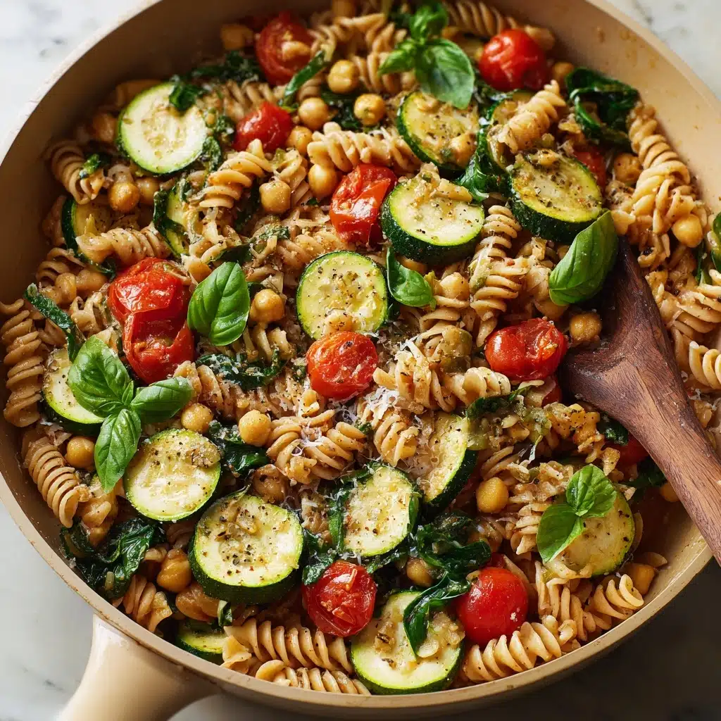 Pasta with Zucchini and Tomatoes Recipe - Recipe Image