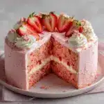 Small-batch Vegan Strawberry Cake Recipe