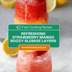 Strawberry Mango Lemonade Boozy Slushie Recipe