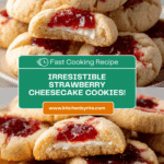 Strawberry Cheesecake Stuffed Cookies Recipe