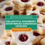 Shortbread Cookies with Raspberry Preserves Recipe