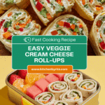Vegetable Cream Cheese Tortilla Roll Ups Recipe