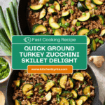 Ground Turkey Zucchini Skillet Recipe