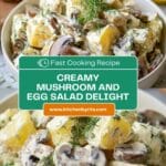 Mushroom and Egg Salad Recipe