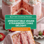 Small-batch Vegan Strawberry Cake Recipe