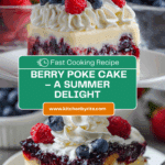 Summer Berry Poke Cake Recipe