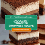 Tiramisu Brownies Recipe