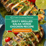 Grilled Salsa Verde Pepper Jack Chicken Recipe