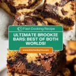 Brookie (Chocolate Chip Cookie and Brownie Bar) Recipe