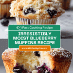 Ultimate Moist & Flavourful Blueberry Muffins Recipe