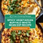 Vegetarian White Bean Buffalo Dip Recipe