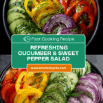 Cucumber Sweet Pepper Salad Recipe