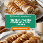 Cinnamon Roll Protein Crepes Recipe