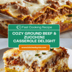 Ground Beef Zucchini Casserole Recipe