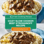 Slow Cooker Beef Stroganoff Recipe