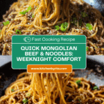 Mongolian Ground Beef and Noodles Recipe
