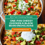 Chicken Black Bean Enchilada Skillet Recipe