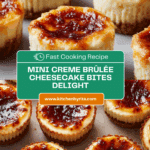 Mini Creme Brûlée Cheesecakes Recipe